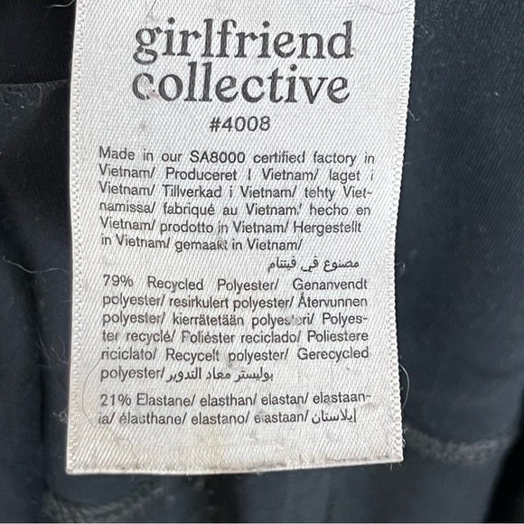 GIRLFRIEND COLLECTIVE Size 3X HIGH RISE COMPRESSIVE LEGGING 23.75" INSEAM BLACK - Picture 11 of 11